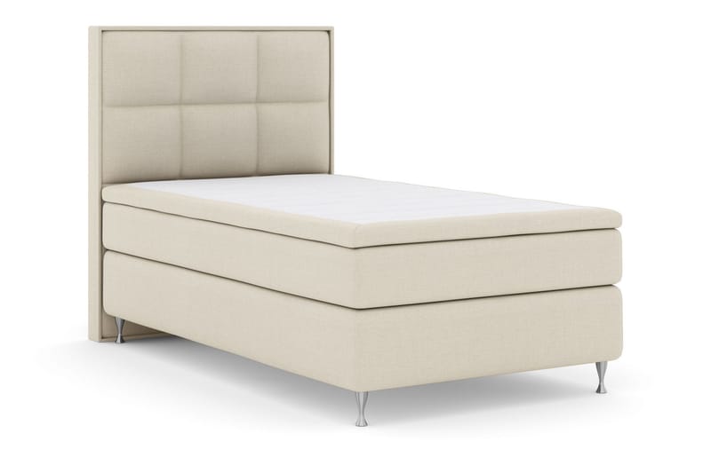 Select No 4 Komplett Sängpaket 120x200 Medium - Beige/Silver - Products - Möbler - Säng - Enkelsäng
