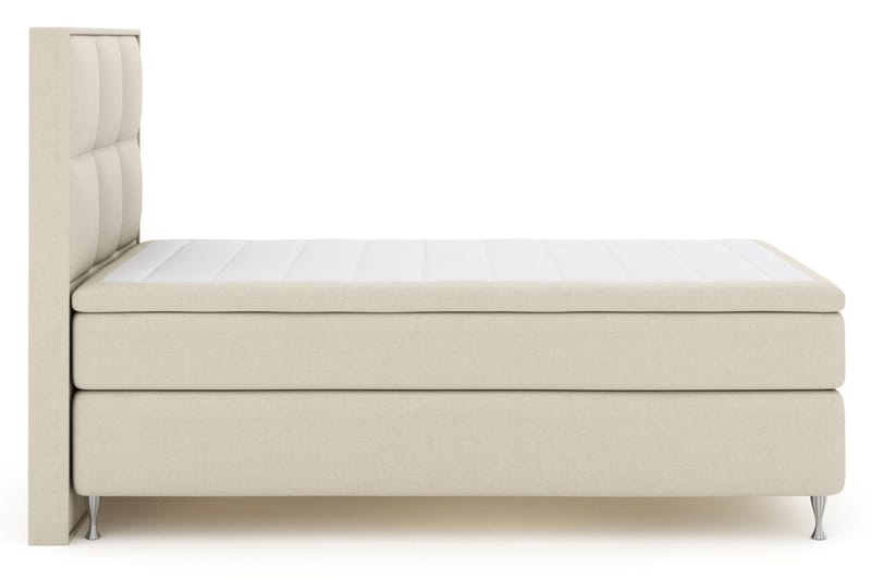 Select No 4 Komplett Sängpaket 120x200 Medium - Beige/Silver - Products - Möbler - Säng - Enkelsäng