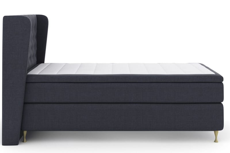 Select No 4 Komplett Sängpaket 120x200 Medium - Blå/Guld - Products - Möbler - Säng - Enkelsäng