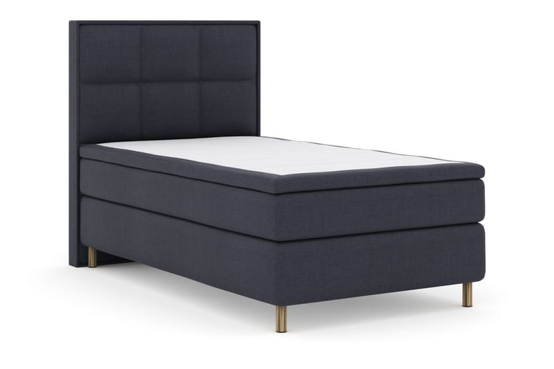 Select No 4 Komplett Sängpaket 120x200 Medium - Blå/Koppar - Products - Möbler - Säng - Enkelsäng