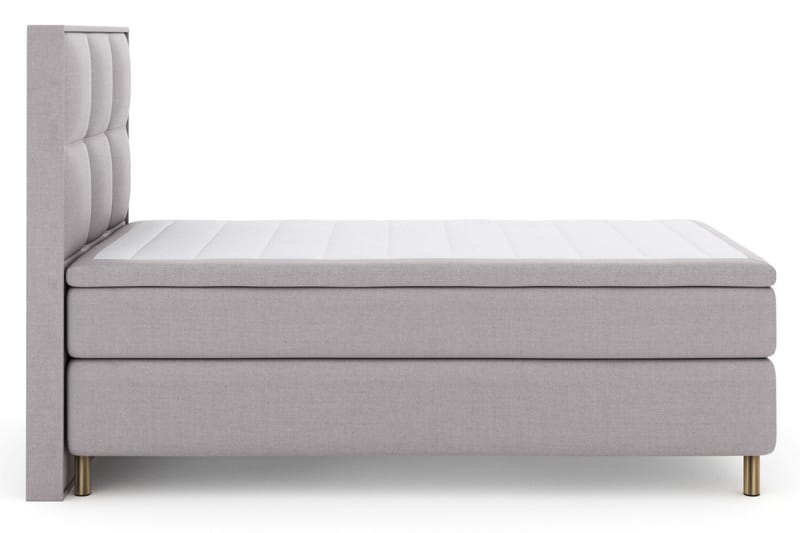 Select No 4 Komplett Sängpaket 120x200 Medium - Ljusgrå/Koppar - Products - Möbler - Säng - Enkelsäng