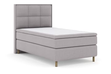 Select No 4 Komplett Sängpaket 120x200 Medium - Ljusgrå/Koppar - Products - Möbler - Säng - Enkelsäng