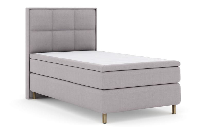 Select No 4 Komplett Sängpaket 120x200 Medium - Ljusgrå/Koppar - Products - Möbler - Säng - Enkelsäng