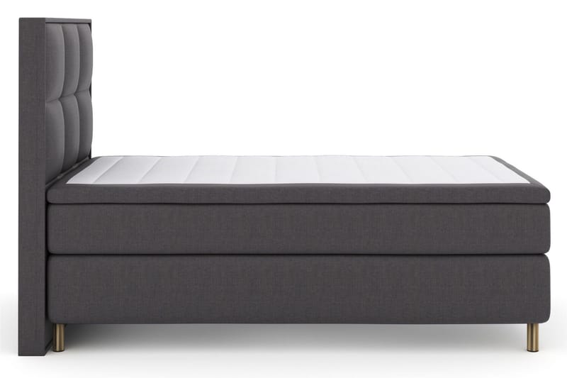 Select No 4 Komplett Sängpaket 120x200 Medium - Mörkgrå/Koppar - Products - Möbler - Säng - Enkelsäng