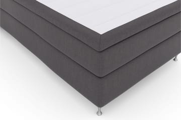 Select No 4 Komplett Sängpaket 120x200 Medium - Mörkgrå/Silver - Products - Möbler - Säng - Enkelsäng