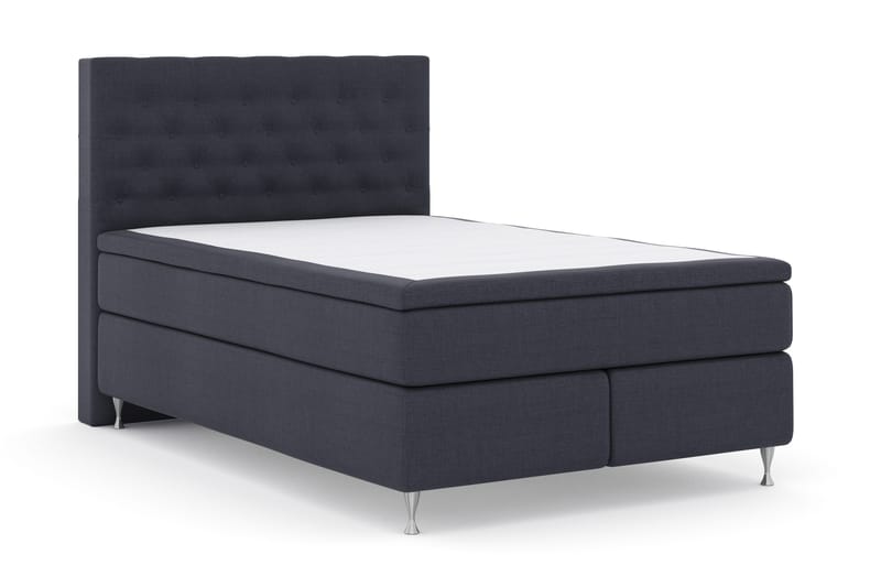 Select No 4 Komplett Sängpaket 140x200 Fast - Blå/Silver - Products - Möbler - Säng - Kontinentalsäng