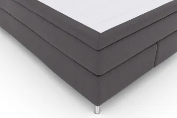 Select No 4 Komplett Sängpaket 140x200 Fast - Mörkgrå/Metall - Products - Möbler - Säng - Kontinentalsäng