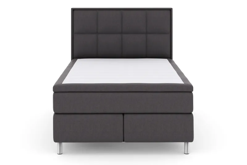 Select No 4 Komplett Sängpaket 140x200 Fast - Mörkgrå/Metall - Products - Möbler - Säng - Kontinentalsäng