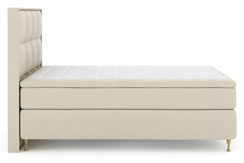 Select No 4 Komplett Sängpaket 160x200 Fast, Beige/Guld