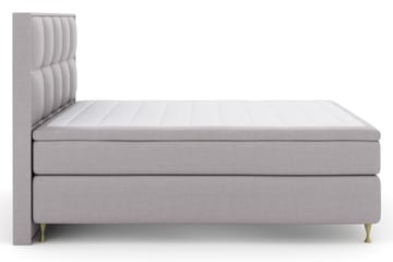 Select No 4 Komplett Sängpaket 160x200 Fast - Ljusgrå/Guld - Products - Möbler - Säng - Kontinentalsäng