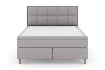 Select Rutig Sänggavel 160 cm - Ljusgrå