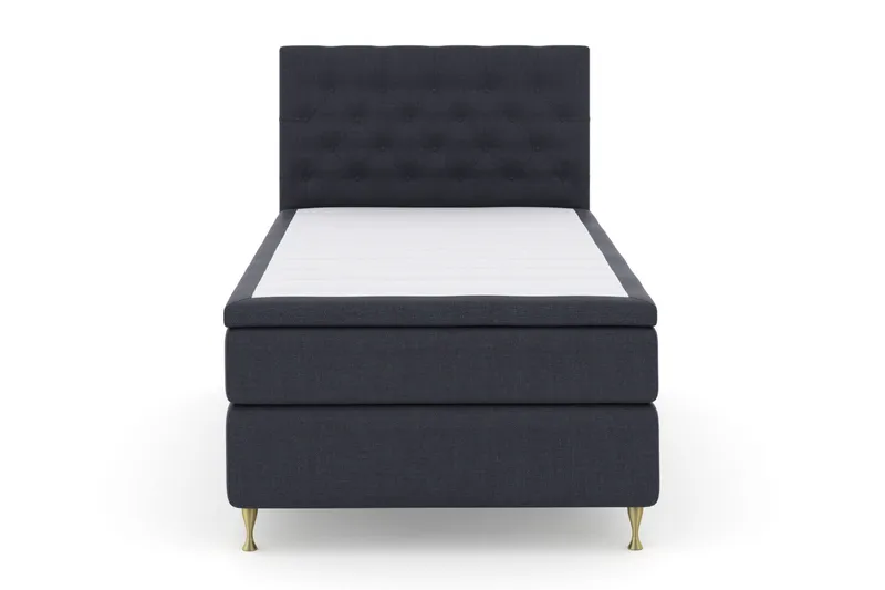Select No 4 Kontinentalsäng 120x200 Fast - Blå/Guld - Products - Möbler - Säng - Enkelsäng
