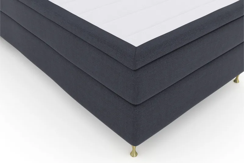 Select No 4 Kontinentalsäng 120x200 Fast - Blå/Guld - Products - Möbler - Säng - Enkelsäng