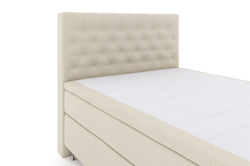 Select No 4 Kontinentalsäng 160x200 Fast/Medium - Beige/Silver - Products - Möbler - Säng - Kontinentalsäng