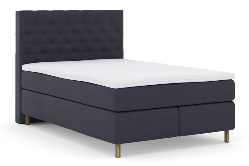 Select No 4 Kontinentalsäng 160x200 Fast/Medium - Blå/Koppar - Products - Möbler - Säng - Kontinentalsäng