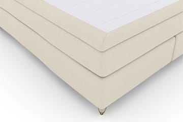 Select No 4 Kontinentalsäng 180x200 Fast/Medium - Beige/Metall V-Form - Products - Möbler - Säng - Kontinentalsäng