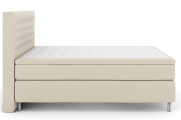 Select No 4 Kontinentalsäng 210x210 Fast - Beige/Metall - Products - Möbler - Säng - Kontinentalsäng