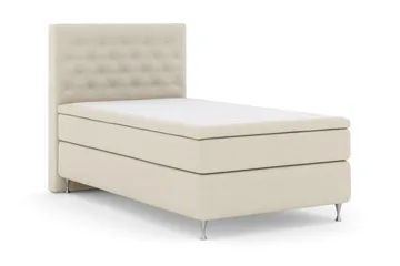Select No 5 Komplett Sängpaket 120x200 Fast Latex - Beige/Silver - Products - Möbler - Säng - Enkelsäng