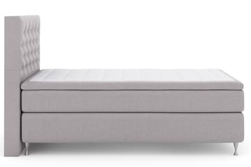 Select No 5 Komplett Sängpaket 120x200 Fast Latex - Ljusgrå/Silver - Products - Möbler - Säng - Enkelsäng