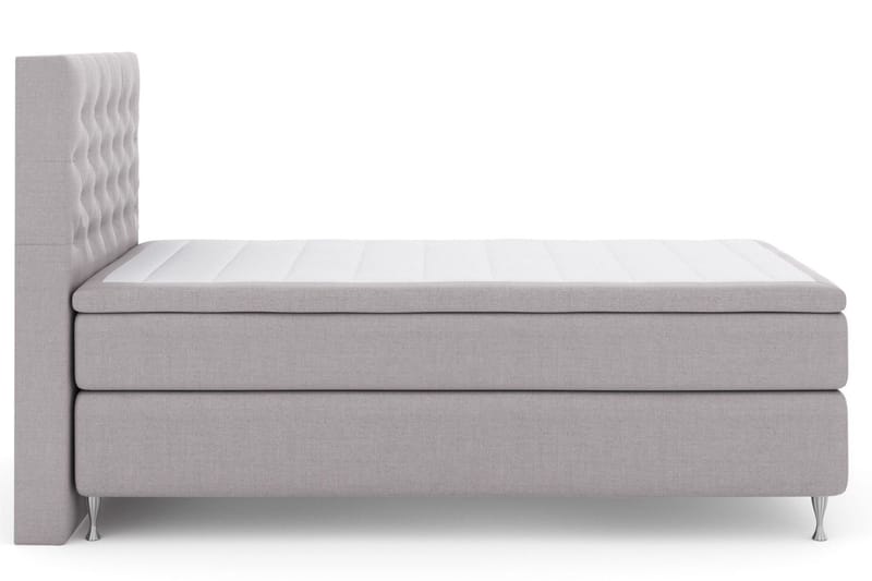 Select No 5 Komplett Sängpaket 120x200 Fast Latex - Ljusgrå/Silver - Products - Möbler - Säng - Enkelsäng