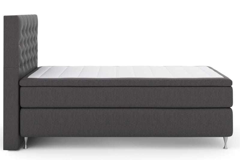 Select No 5 Komplett Sängpaket 120x200 Fast Latex - Mörkgrå/Silver - Products - Möbler - Säng - Enkelsäng