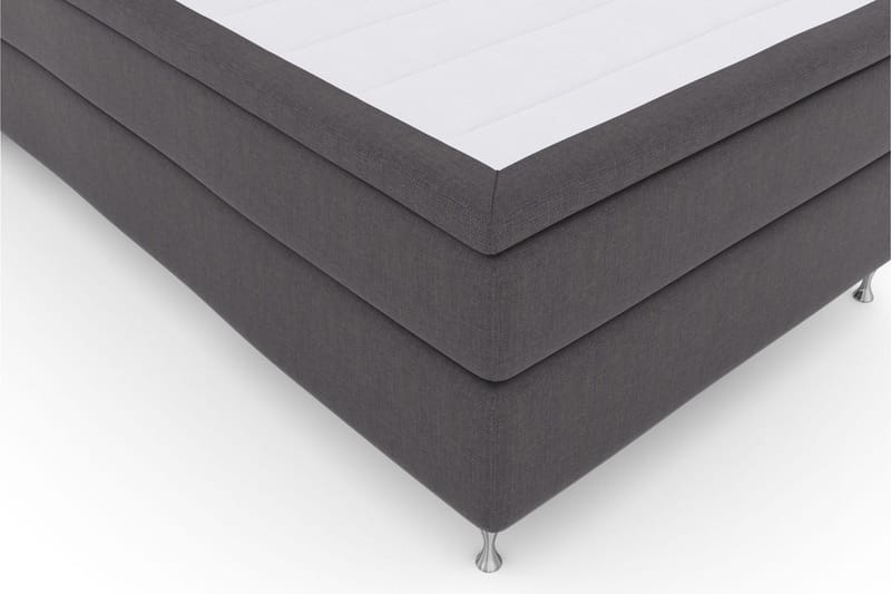 Select No 5 Komplett Sängpaket 120x200 Fast Latex - Mörkgrå/Silver - Products - Möbler - Säng - Enkelsäng