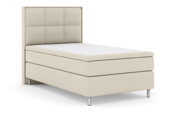Select No 5 Komplett Sängpaket 120x200 Medium Latex - Beige/Metall - Products - Möbler - Säng - Enkelsäng