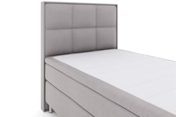 Select No 5 Komplett Sängpaket 120x200 Medium Latex - Ljusgrå/Metall - Products - Möbler - Säng - Enkelsäng