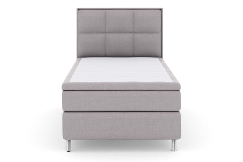 Select No 5 Komplett Sängpaket 120x200 Medium Latex - Ljusgrå/Metall - Products - Möbler - Säng - Enkelsäng
