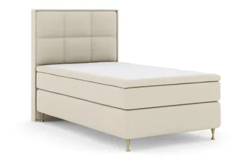 Select No 5 Komplett Sängpaket 120x200 Medium Watergel - Beige/Guld - Products - Möbler - Säng - Enkelsäng