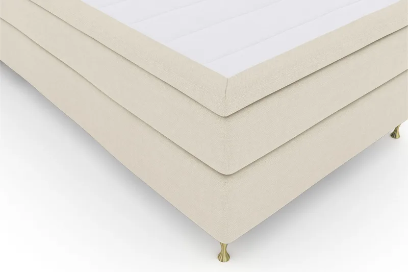 Select No 5 Komplett Sängpaket 120x200 Medium Watergel - Beige/Guld - Products - Möbler - Säng - Enkelsäng