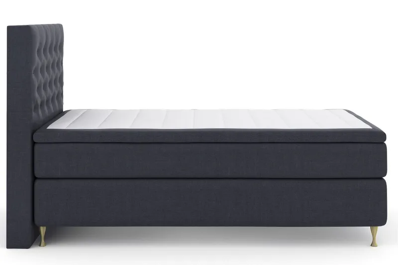 Select No 5 Komplett Sängpaket 120x200 Medium Watergel, Blå/Guld