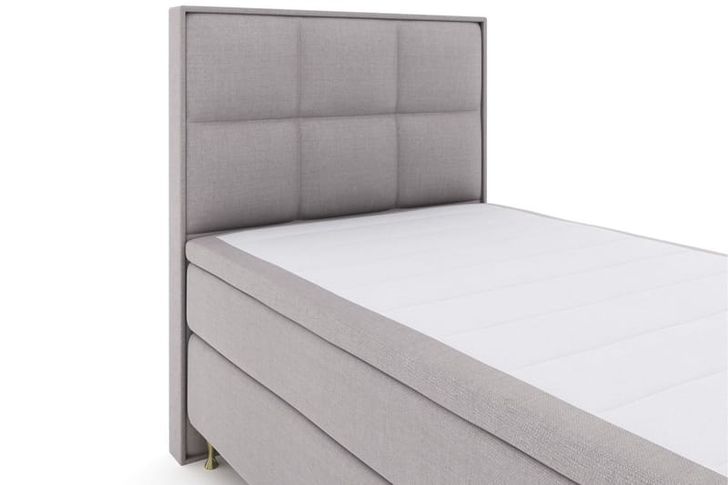 Select No 5 Komplett Sängpaket 120x200 Medium Watergel - Ljusgrå/Guld - Products - Möbler - Säng - Enkelsäng