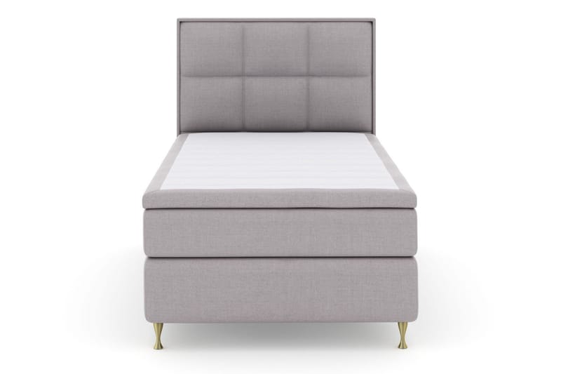 Select No 5 Komplett Sängpaket 120x200 Medium Watergel - Ljusgrå/Guld - Products - Möbler - Säng - Enkelsäng