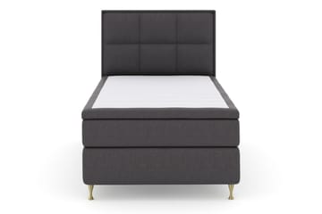 Select No 5 Komplett Sängpaket 120x200 Medium Watergel - Mörkgrå/Guld - Products - Möbler - Säng - Enkelsäng