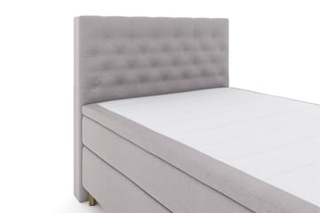 Select No 5 Komplett Sängpaket 140x200 Fast Latex - Ljusgrå/Koppar - Products - Möbler - Säng - Kontinentalsäng
