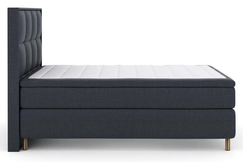 Select No 5 Komplett Sängpaket 140x200 Fast Watergel - Blå/Metall - Products - Möbler - Säng - Kontinentalsäng