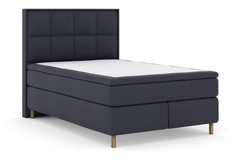 Select No 5 Komplett Sängpaket 140x200 Fast Watergel - Blå/Metall - Products - Möbler - Säng - Kontinentalsäng