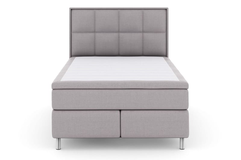 Select No 5 Komplett Sängpaket 140x200 Fast/Medium Watergel - Ljusgrå/Metall - Products - Möbler - Säng - Kontinentalsäng