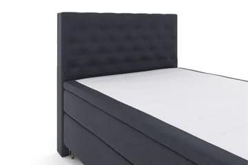 Select No 5 Komplett Sängpaket 140x200 Medium Latex - Blå/Metall V-form - Products - Möbler - Säng - Kontinentalsäng