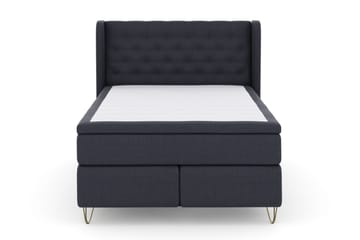 Select No 5 Komplett Sängpaket 140x200 Medium Watergel - Blå/Metall V-form - Products - Möbler - Säng - Kontinentalsäng