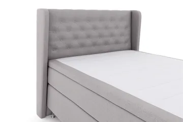 Select No 5 Komplett Sängpaket 140x200 Medium Watergel - Ljusgrå/Silver - Products - Möbler - Säng - Kontinentalsäng