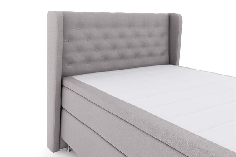 Select No 5 Komplett Sängpaket 140x200 Medium Watergel - Ljusgrå/Silver - Products - Möbler - Säng - Kontinentalsäng