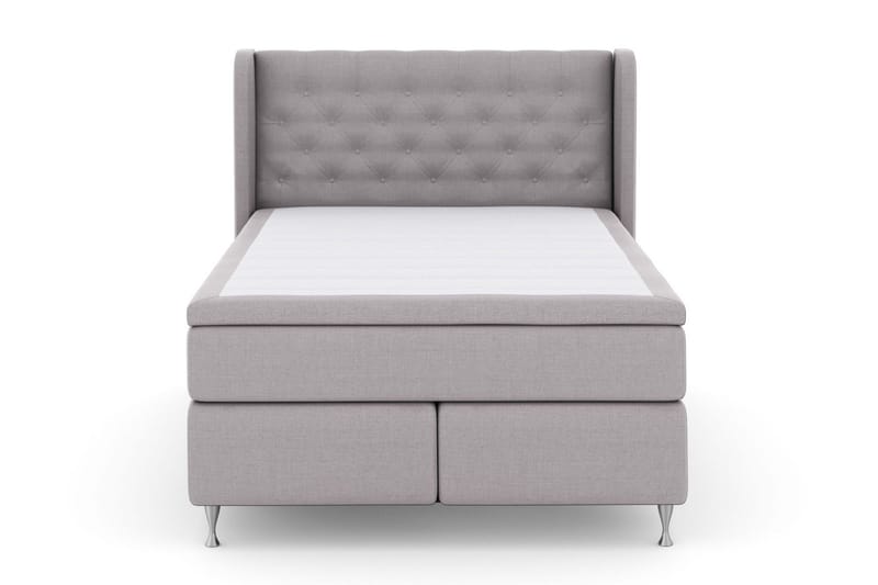 Select No 5 Komplett Sängpaket 140x200 Medium Watergel - Ljusgrå/Silver - Products - Möbler - Säng - Kontinentalsäng