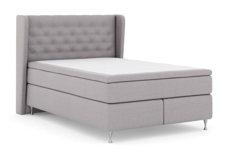 Select No 5 Komplett Sängpaket 140x200 Medium Watergel - Ljusgrå/Silver - Products - Möbler - Säng - Kontinentalsäng