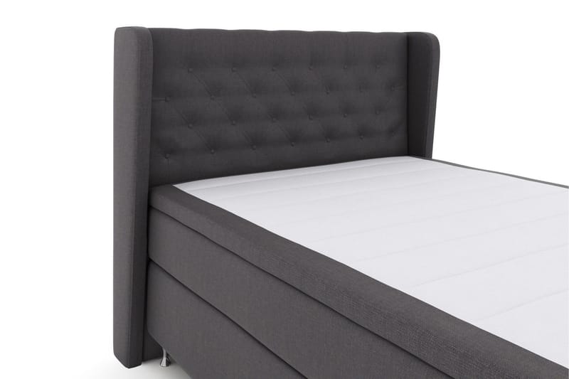 Select No 5 Komplett Sängpaket 140x200 Medium Watergel - Mörkgrå/Silver - Products - Möbler - Säng - Kontinentalsäng