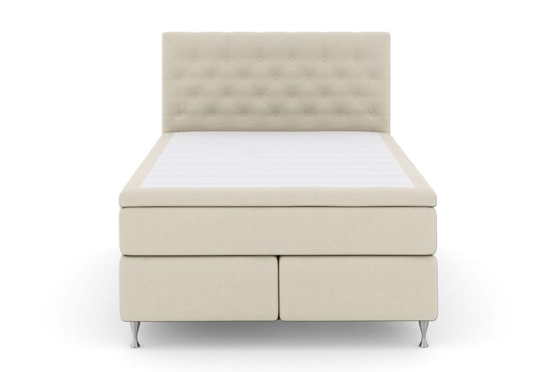 Select No 5 Komplett Sängpaket 160x200 Fast Watergel - Beige/Silver - Products - Möbler - Säng - Kontinentalsäng