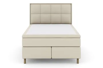 Select No 5 Komplett Sängpaket 160x200 Fast/Medium Watergel, Beige/Koppar