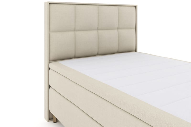 Select No 5 Komplett Sängpaket 160x200 Fast/Medium Watergel - Beige/Koppar - Products - Möbler - Säng - Kontinentalsäng