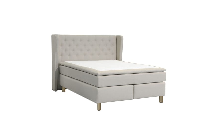 Select No 5 Komplett Sängpaket 160x200 Medium Latex - Beige/Koppar - Products - Möbler - Säng - Kontinentalsäng